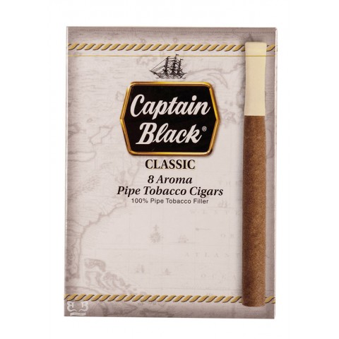 Cigarrilha Captain Black Classic Com Piteira cx c/8     